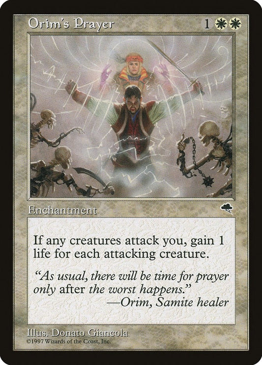 Image for Orim's Prayer (32) (Tempest) - Magic: The Gathering