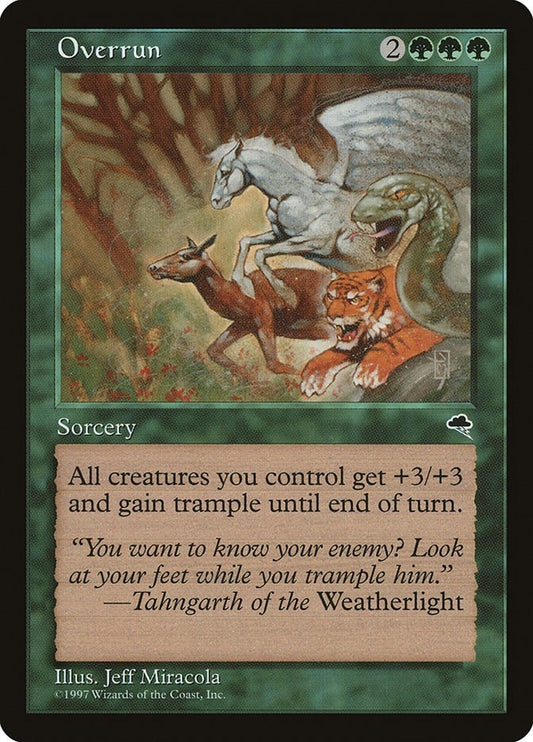Image for Overrun (243) (Tempest) - Magic: The Gathering