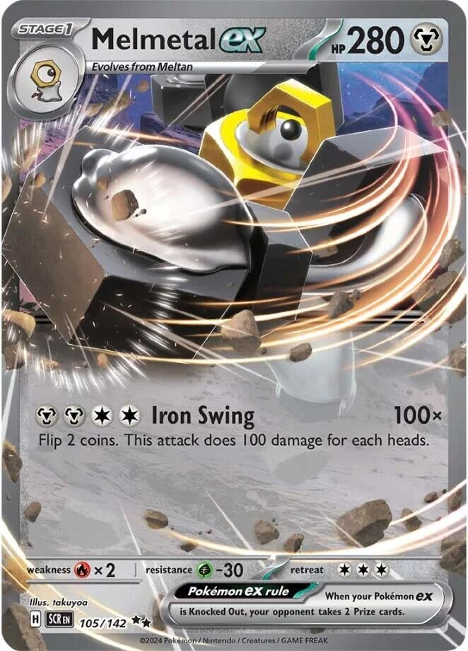 Image for Melmetal ex (105/142) (SV07: Stellar Crown) - Pokemon
