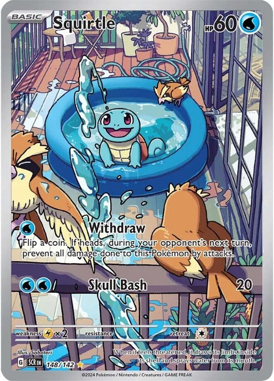 Image for Squirtle (148/142) (SV07: Stellar Crown) - Pokemon