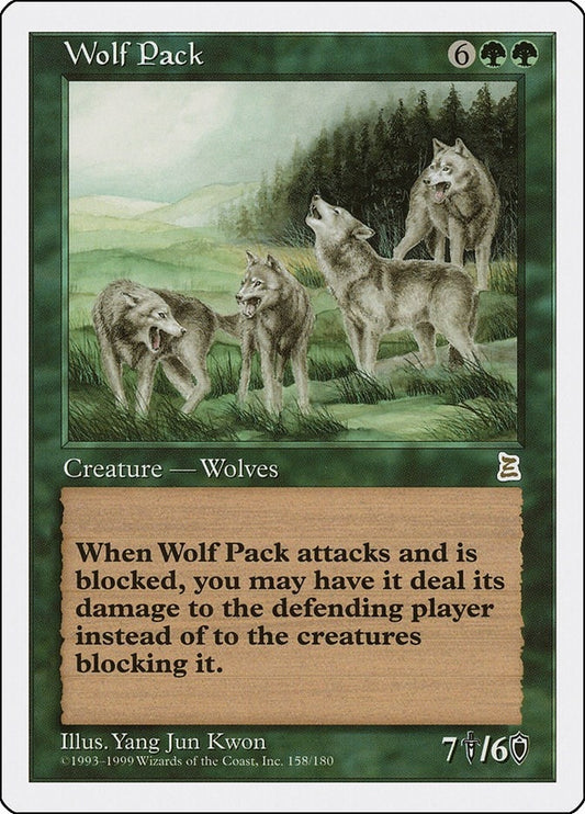 Image for Wolf Pack (158) (Portal Three Kingdoms) - Magic: The Gathering