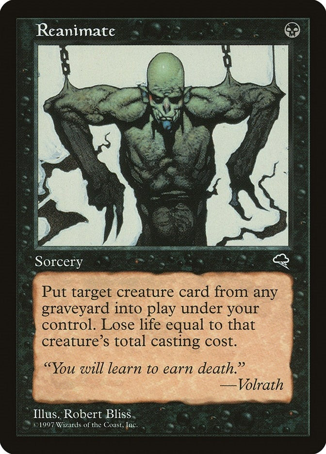 Image for Reanimate (151) (Tempest) - Magic: The Gathering