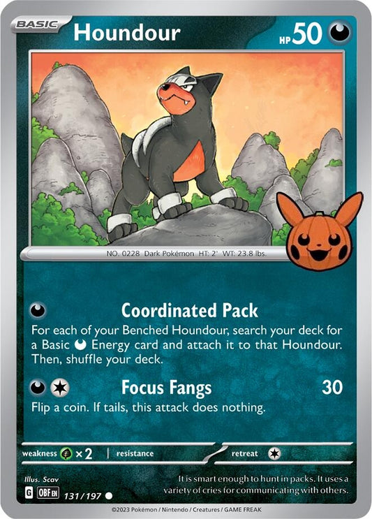 Image for Houndour (131/197) (Trick or Trade BOOster Bundle 2024) - Pokemon