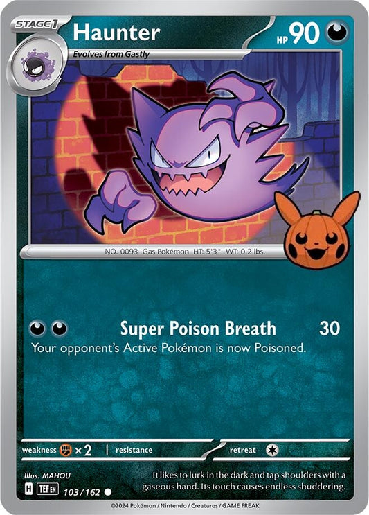 Image for Haunter (103/162) (Trick or Trade BOOster Bundle 2024) - Pokemon