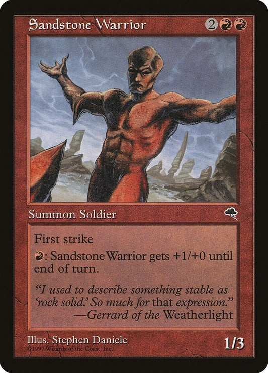 Image for Sandstone Warrior (199) (Tempest) - Magic: The Gathering