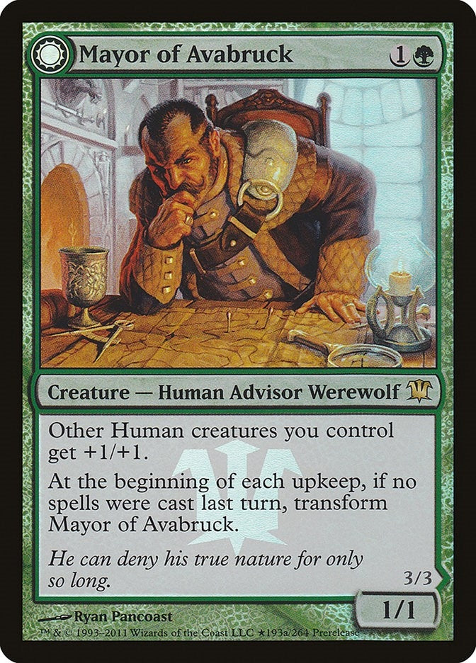 Image for Mayor of Avabruck (193) (Prerelease Cards) - Magic: The Gathering