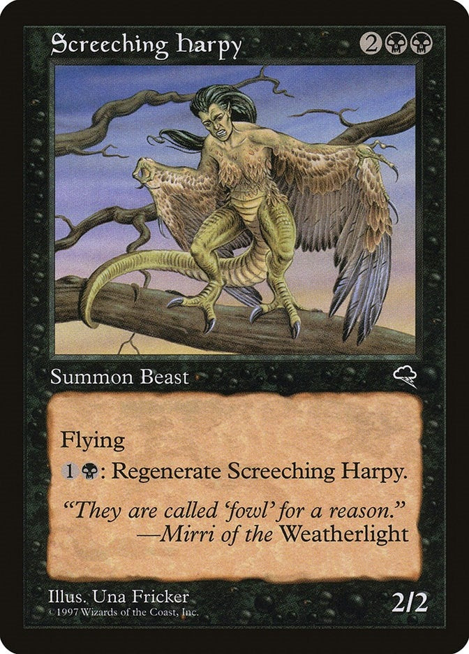 Image for Screeching Harpy (155) (Tempest) - Magic: The Gathering