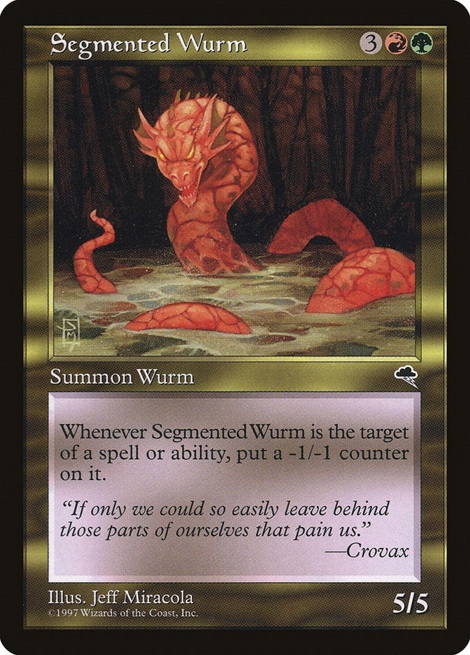 Image for Segmented Wurm (269) (Tempest) - Magic: The Gathering