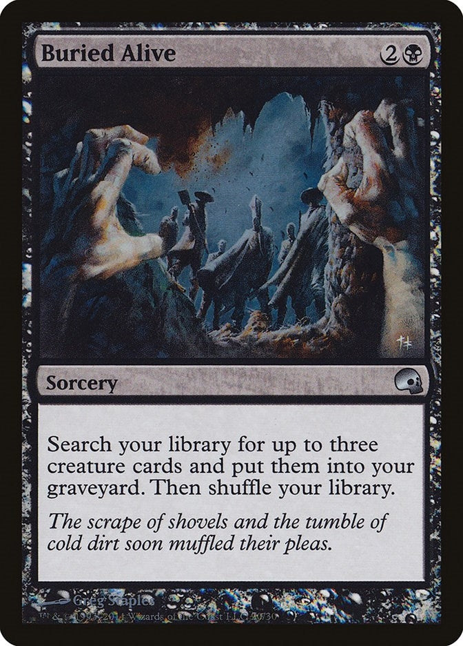 Image for Buried Alive (20) (Premium Deck Series: Graveborn) - Magic: The Gathering