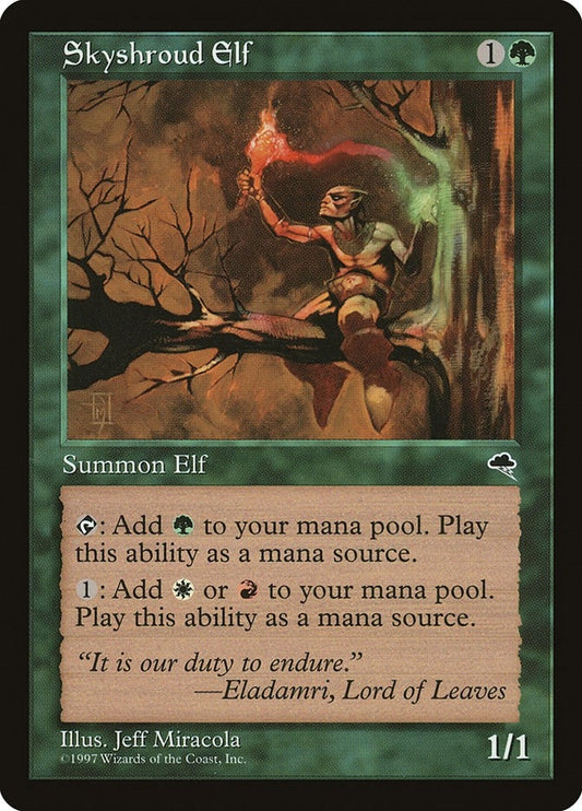 Image for Skyshroud Elf (255) (Tempest) - Magic: The Gathering