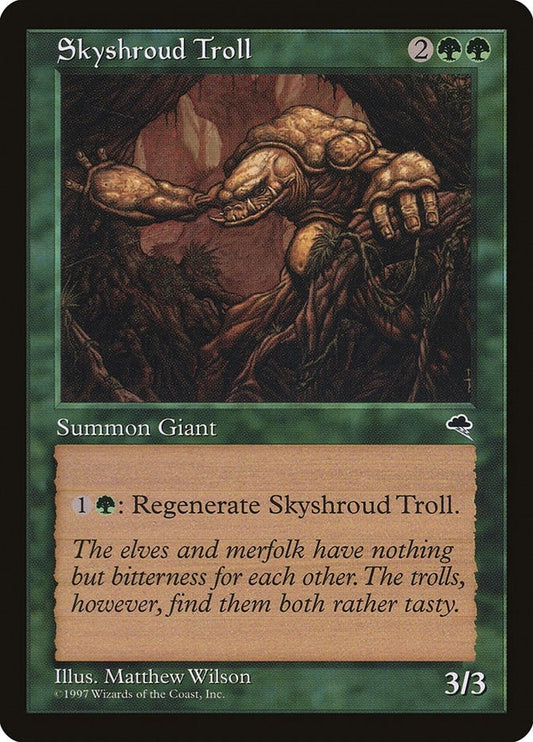 Image for Skyshroud Troll (257) (Tempest) - Magic: The Gathering
