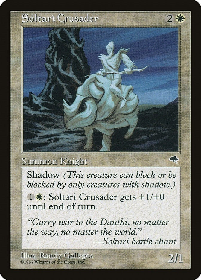 Image for Soltari Crusader (41) (Tempest) - Magic: The Gathering