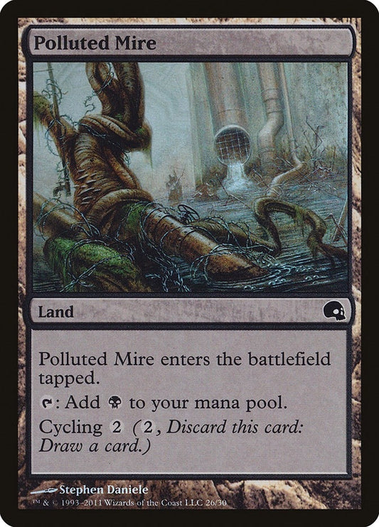 Image for Polluted Mire (26) (Premium Deck Series: Graveborn) - Magic: The Gathering