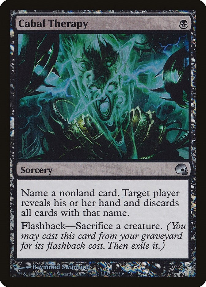 Image for Cabal Therapy (12) (Premium Deck Series: Graveborn) - Magic: The Gathering