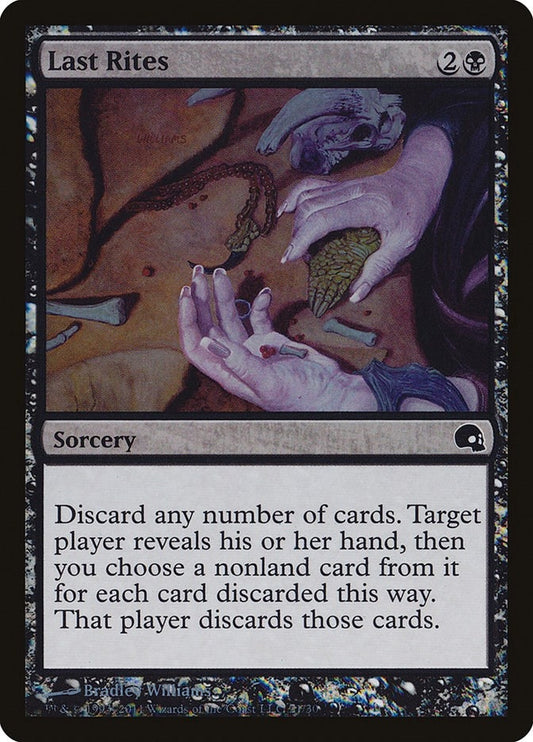 Image for Last Rites (21) (Premium Deck Series: Graveborn) - Magic: The Gathering