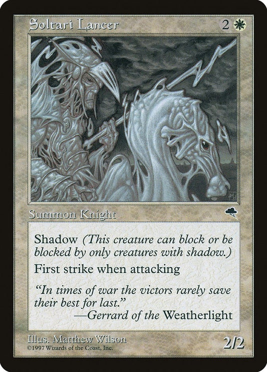 Image for Soltari Lancer (44) (Tempest) - Magic: The Gathering