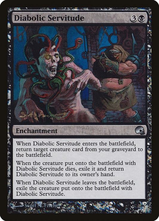Image for Diabolic Servitude (22) (Premium Deck Series: Graveborn) - Magic: The Gathering