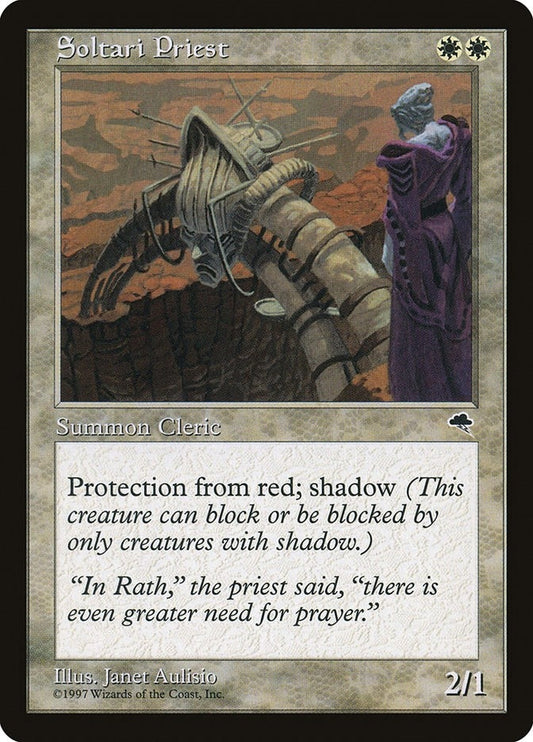 Image for Soltari Priest (46) (Tempest) - Magic: The Gathering