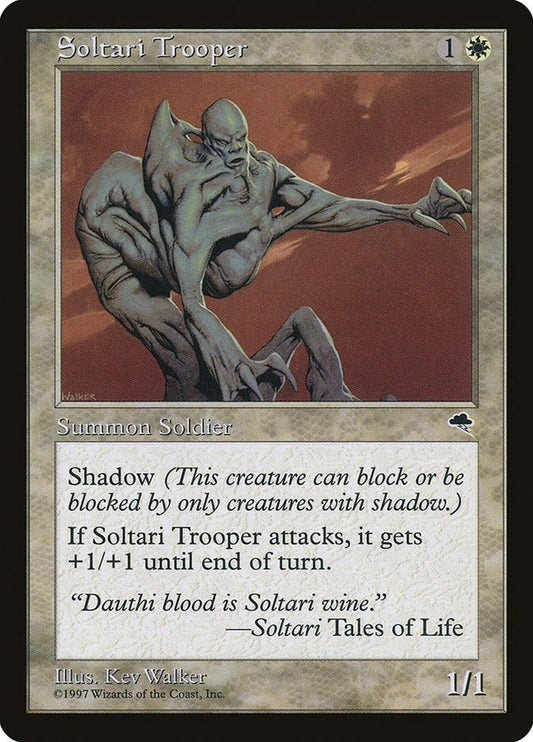 Image for Soltari Trooper (47) (Tempest) - Magic: The Gathering