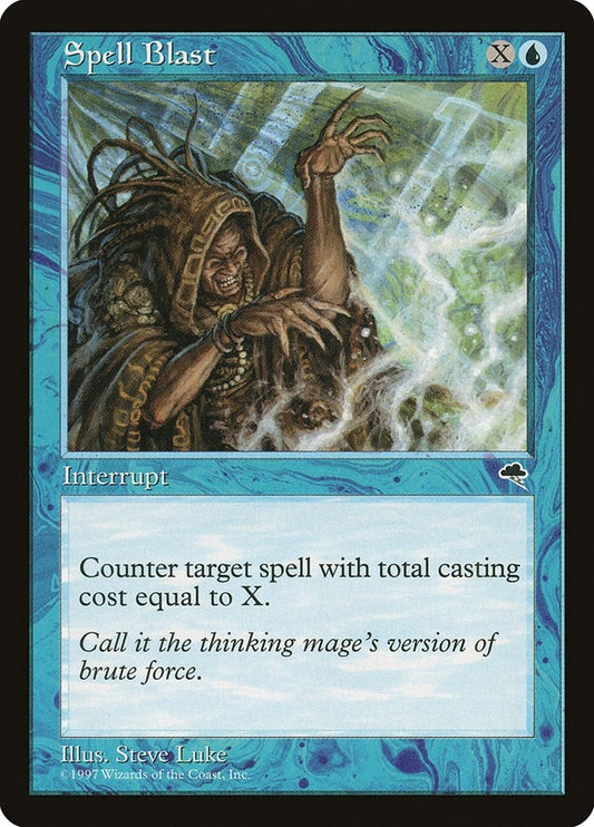 Image for Spell Blast (89) (Tempest) - Magic: The Gathering