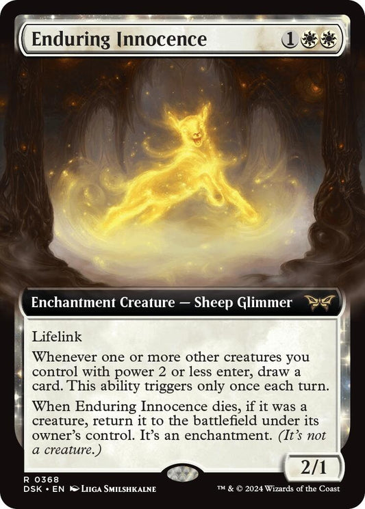 Image for Enduring Innocence (Extended Art) (368) (Duskmourn: House of Horror) - Magic: The Gathering