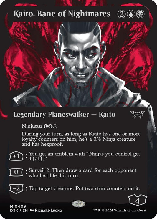 Image for Kaito, Bane of Nightmares (Showcase) (Textured Foil) (409) (Duskmourn: House of Horror) - Magic: The Gathering