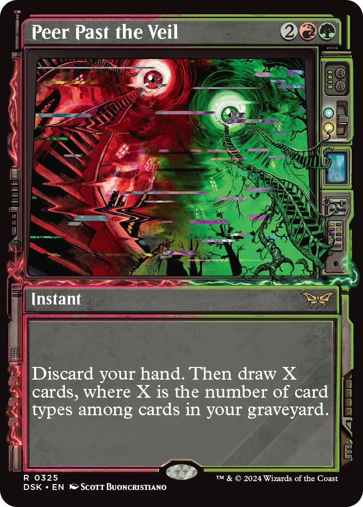 Image for Peer Past the Veil (Showcase) (325) (Duskmourn: House of Horror) - Magic: The Gathering