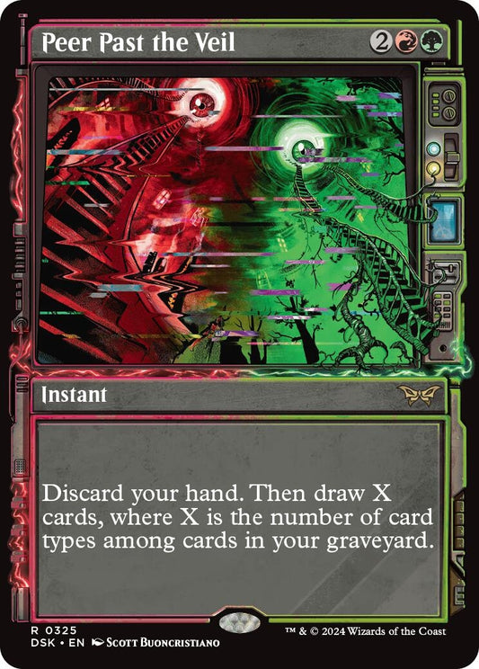 Image for Peer Past the Veil (Showcase) (325) (Duskmourn: House of Horror) - Magic: The Gathering