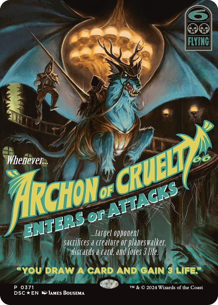 Image for Archon of Cruelty (Showcase) (371) (Commander: Duskmourn: House of Horror) - Magic: The Gathering