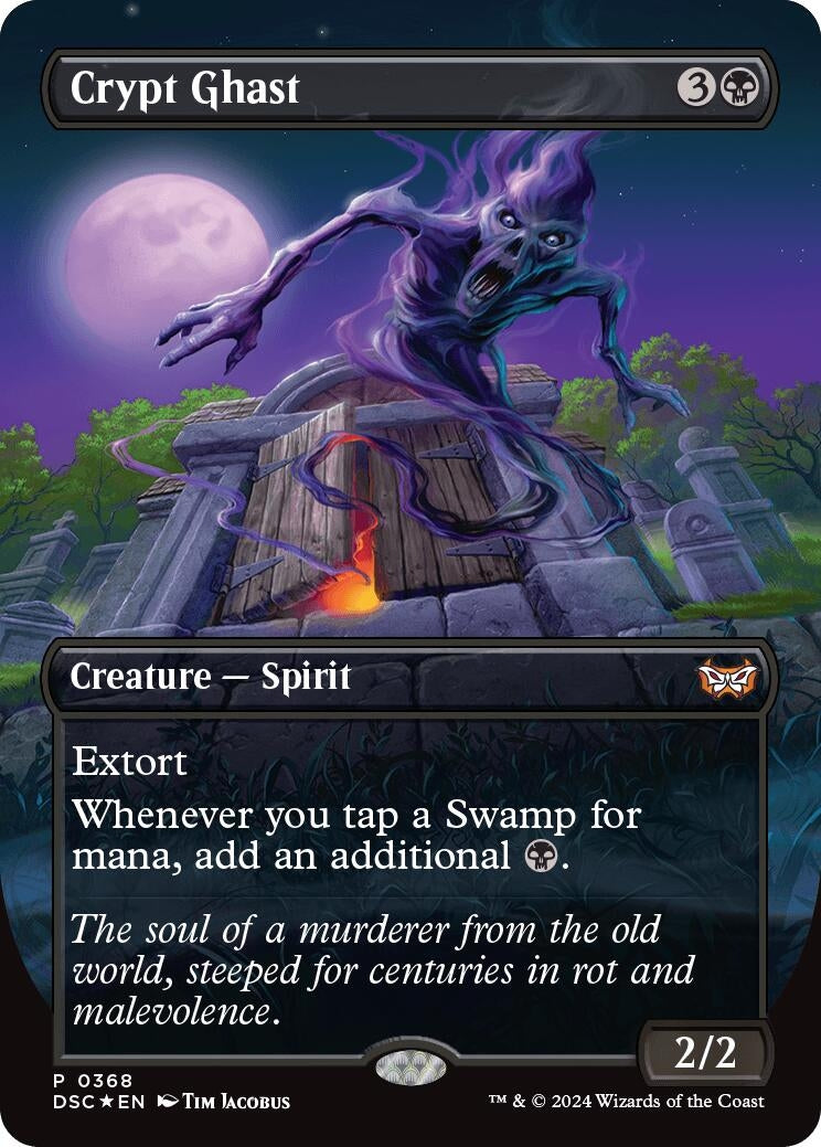 Image for Crypt Ghast (Borderless) (368) (Commander: Duskmourn: House of Horror) - Magic: The Gathering