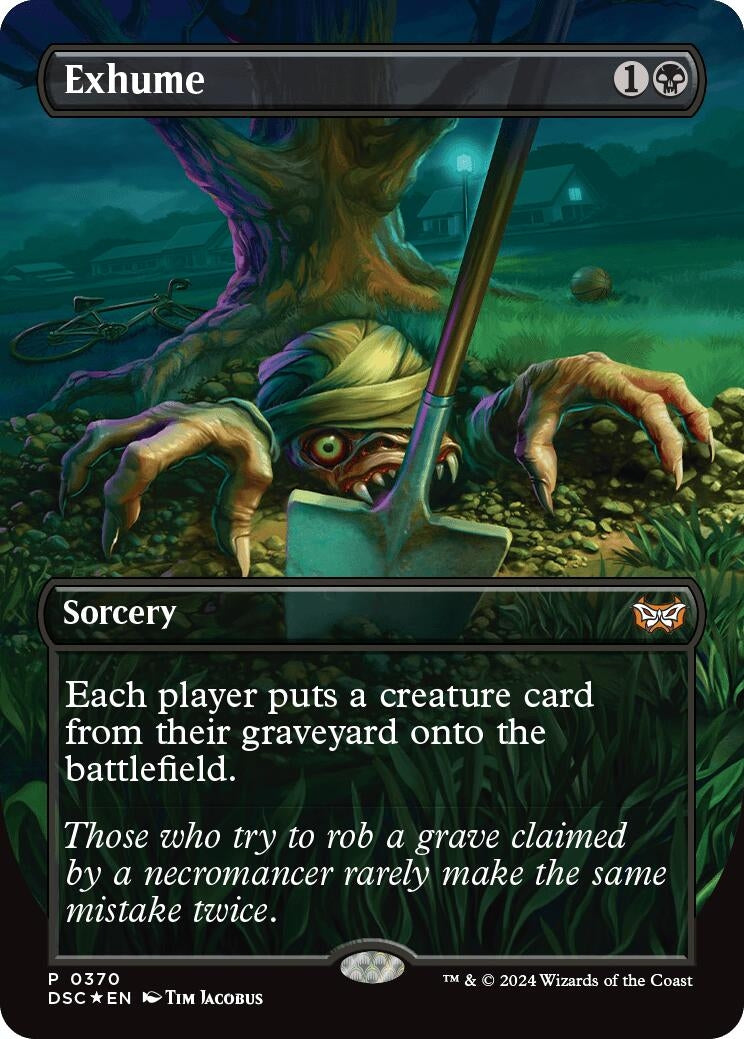 Image for Exhume (Borderless) (370) (Commander: Duskmourn: House of Horror) - Magic: The Gathering
