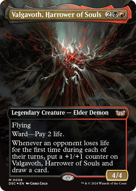 Image for Valgavoth, Harrower of Souls (Borderless) (6) (Commander: Duskmourn: House of Horror) - Magic: The Gathering