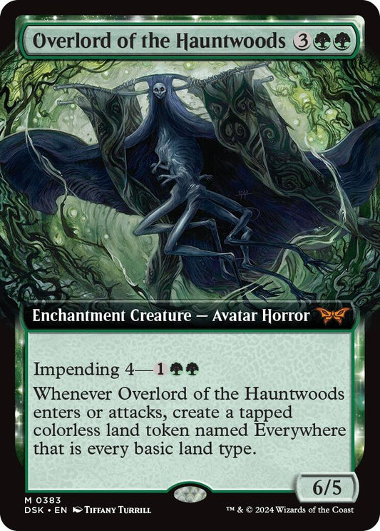 Image for Overlord of the Hauntwoods (Extended Art) (383) (Duskmourn: House of Horror) - Magic: The Gathering