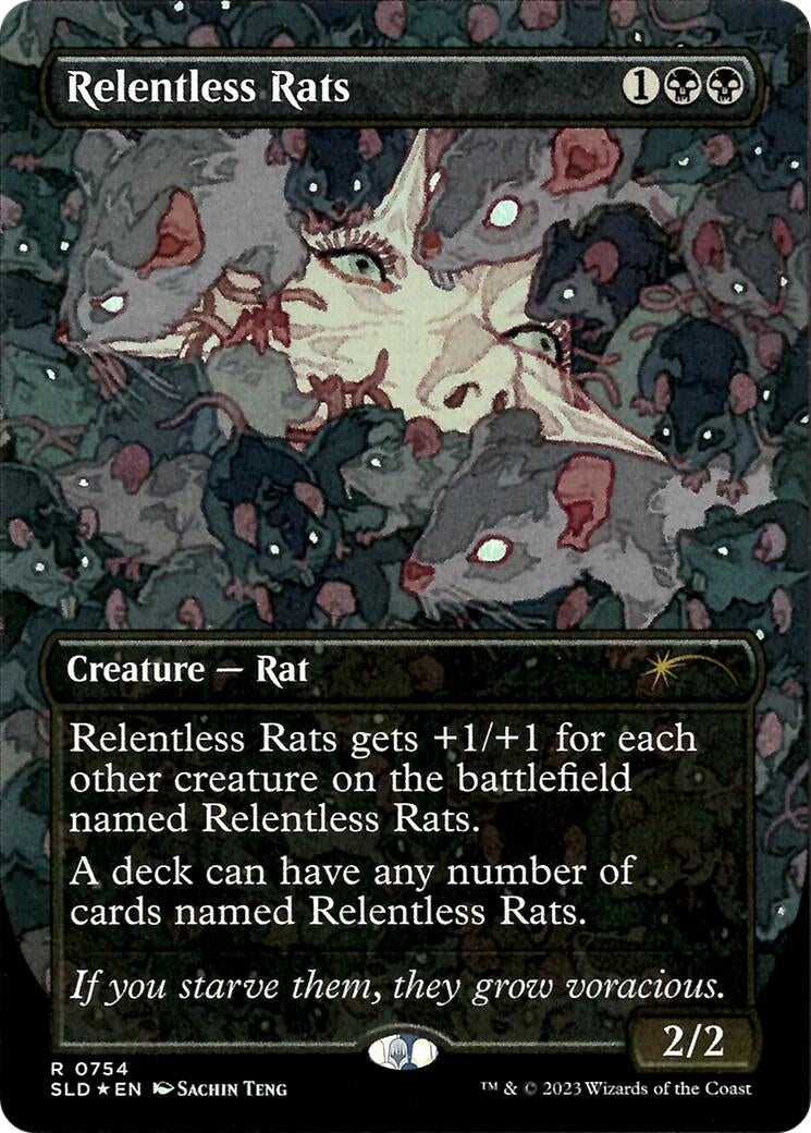 Image for Relentless Rats (754) (754) (Secret Lair Drop Series) - Magic: The Gathering