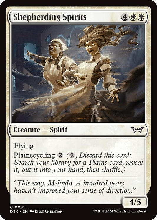 Image for Shepherding Spirits (31) (Duskmourn: House of Horror) - Magic: The Gathering