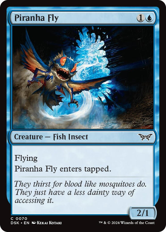 Image for Piranha Fly (70) (Duskmourn: House of Horror) - Magic: The Gathering