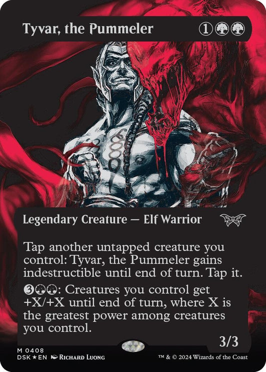 Image for Tyvar, the Pummeler (Showcase) (Textured Foil) (408) (Duskmourn: House of Horror) - Magic: The Gathering