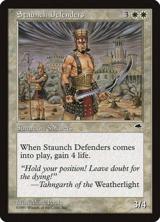 Image for Staunch Defenders (49) (Tempest) - Magic: The Gathering