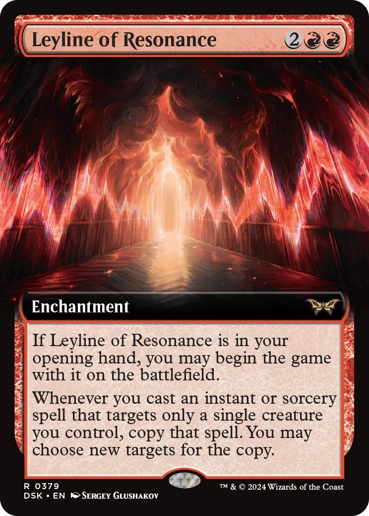 Image for Leyline of Resonance (Extended Art) (379) (Duskmourn: House of Horror) - Magic: The Gathering