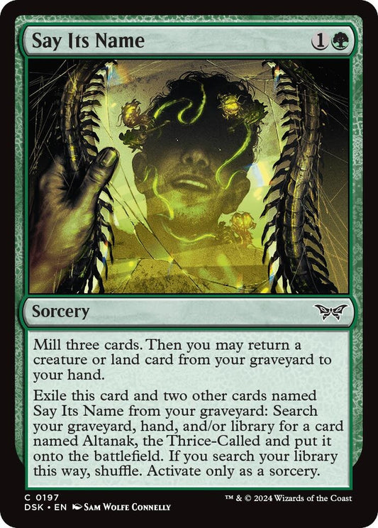 Image for Say Its Name (197) (Duskmourn: House of Horror) - Magic: The Gathering