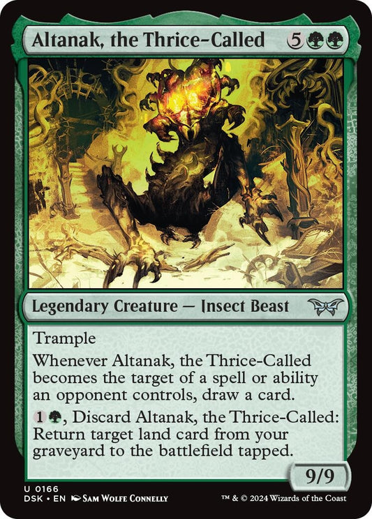 Image for Altanak, the Thrice-Called (166) (Duskmourn: House of Horror) - Magic: The Gathering