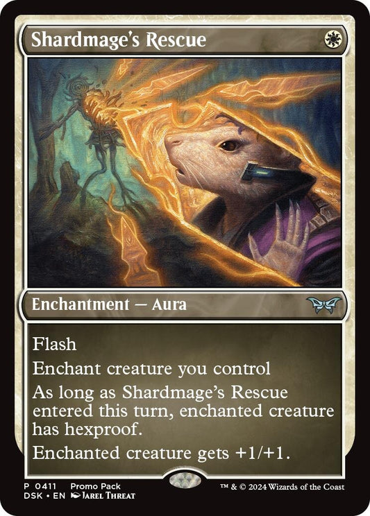 Image for Shardmage's Rescue (411) (Promo Pack: Duskmourn: House of Horror) - Magic: The Gathering