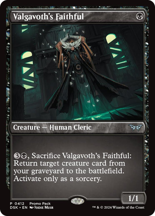 Image for Valgavoth's Faithful (412) (Promo Pack: Duskmourn: House of Horror) - Magic: The Gathering