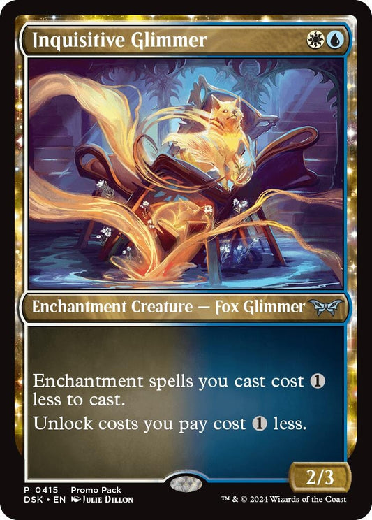 Image for Inquisitive Glimmer (415) (Promo Pack: Duskmourn: House of Horror) - Magic: The Gathering