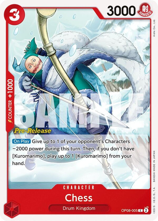 Image for Chess (OP08-005) (Two Legends Pre-Release Cards) - One Piece Card Game