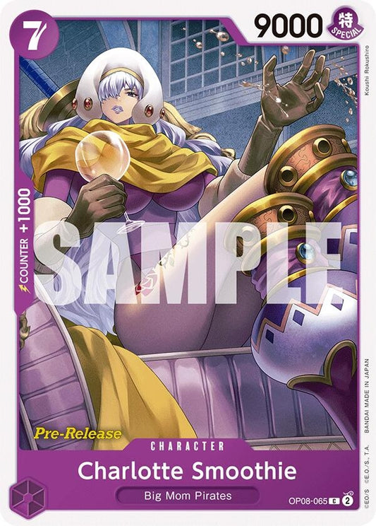 Image for Charlotte Smoothie (OP08-065) (Two Legends Pre-Release Cards) - One Piece Card Game