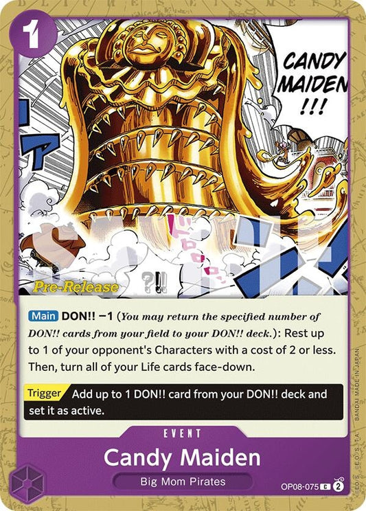 Image for Candy Maiden (OP08-075) (Two Legends Pre-Release Cards) - One Piece Card Game