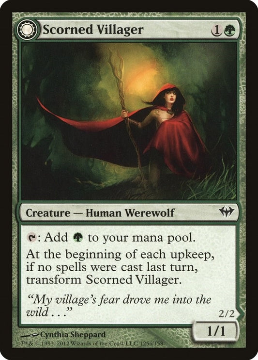 Image for Scorned Villager (125) (Dark Ascension) - Magic: The Gathering