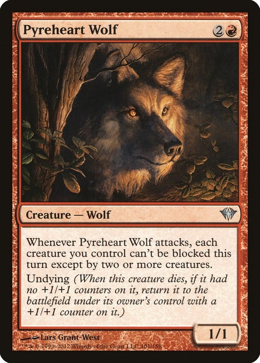 Image for Pyreheart Wolf (101) (Dark Ascension) - Magic: The Gathering