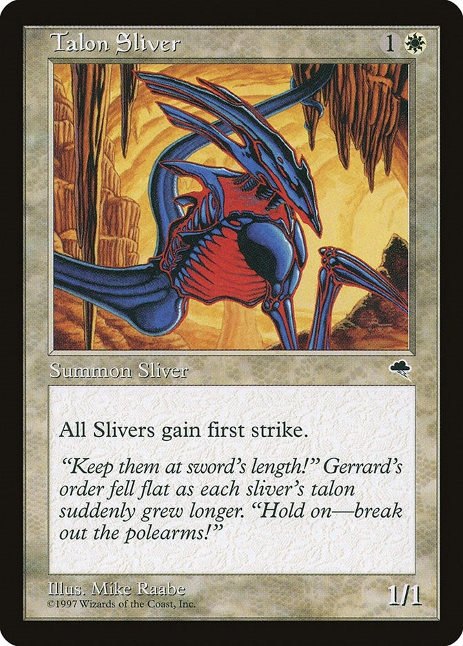Image for Talon Sliver (50) (Tempest) - Magic: The Gathering